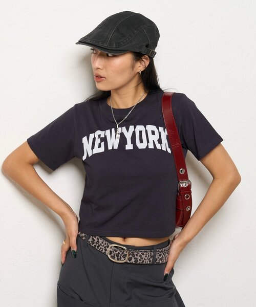 WHO'S WHO gallery（フーズフーギャラリー）の「KOOKYN CITYロゴTEE（Tシャツ/カットソー・レディース・ネイビー/ホワイト/グレー・X-SMALL）」の22枚目の写真
