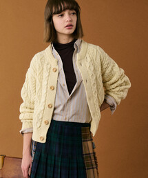 GYMPHLEX（ジムフレックス）の「Gymphlex | コットンストライプ ショートボタンダウン長袖シャツ WOMEN（シャツ/ブラウス）」