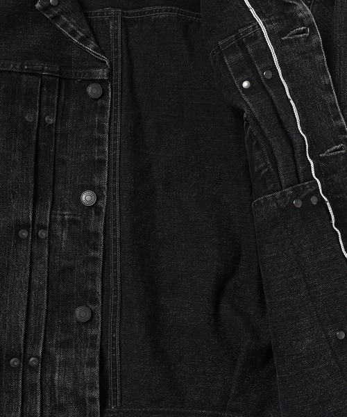 TANAKA（タナカ）の「THE JEAN JACKET（デニムジャケット・レディース・ブラック・26/27）」の8枚目の写真