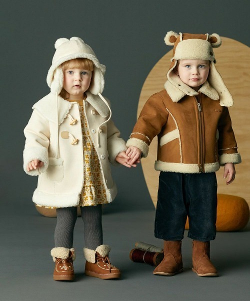 moimoln（モイモルン）の「ブレディムートン帽子（ハット・キッズ・ベージュ・48cm/46cm/50cm）」の2枚目の写真