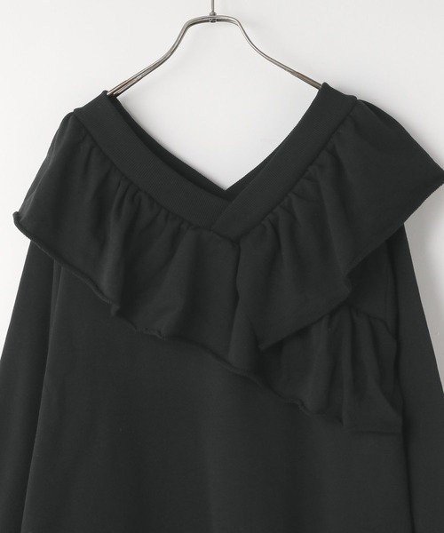 LOWRYS FARM（ローリーズファーム）の「ウラケフリルミニワンピース  589580（ワンピース・レディース・ブラウン/ライトグレー/ブラック/ピンク・FREE）」の11枚目の写真