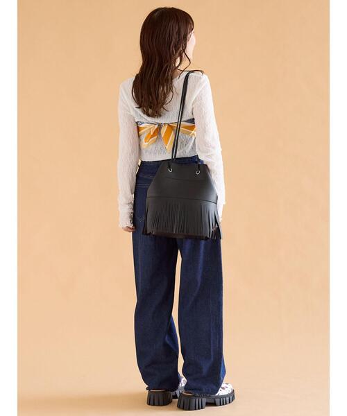 ehka sopo(エヘカソポ)の「ペイズリー柄スカーフ(ストール/ショール・レディース・ブルー・F)」の12枚目の写真