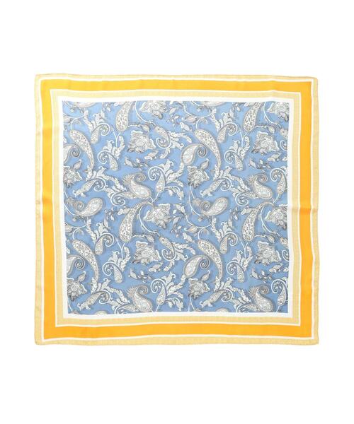 ehka sopo(エヘカソポ)の「ペイズリー柄スカーフ(ストール/ショール・レディース・ブルー・F)」の13枚目の写真