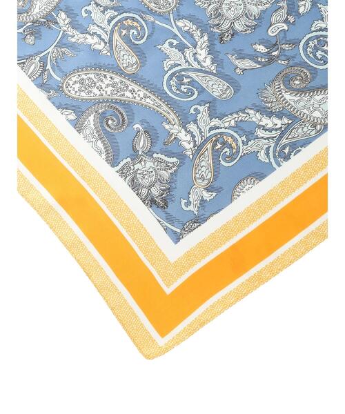 ehka sopo(エヘカソポ)の「ペイズリー柄スカーフ(ストール/ショール・レディース・ブルー・F)」の14枚目の写真