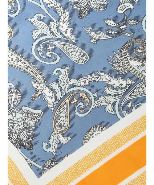 ehka sopo(エヘカソポ)の「ペイズリー柄スカーフ(ストール/ショール・レディース・ブルー・F)」の15枚目の写真