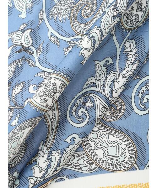ehka sopo(エヘカソポ)の「ペイズリー柄スカーフ(ストール/ショール・レディース・ブルー・F)」の16枚目の写真