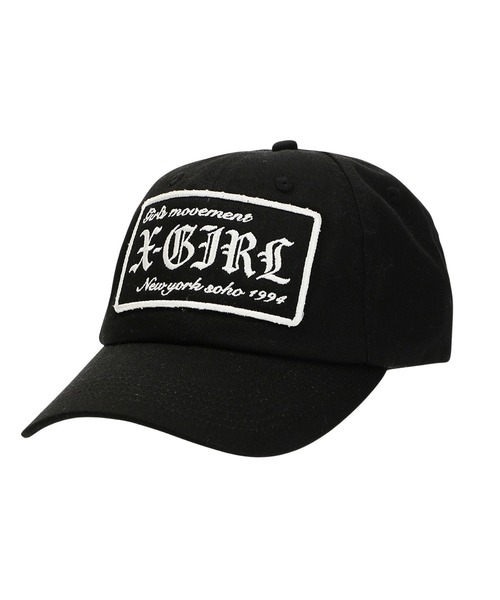 セール】LOGO PATCH 6PANEL CAP（キャップ）｜X-girl（エックスガール