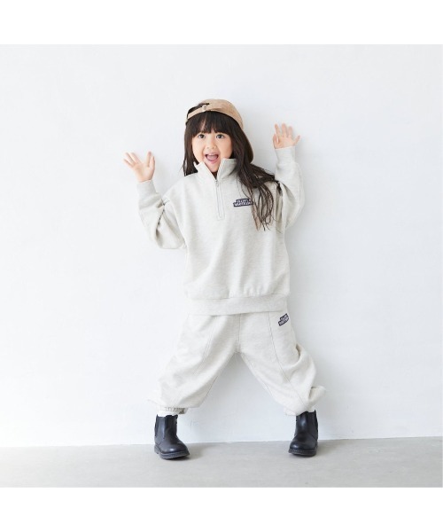Fluffy BROTHERS(フラッフィーブラザーズ)の「スウェットパンツ(スウェットパンツ・キッズ・ベージュ系その他・80/90/150)」の3枚目の写真