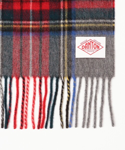 DANTON(ダントン)の「DANTON / ウール カシミヤ マフラー(マフラー・レディース・ブラック/ブラウン系その他/グレー・ONE SIZE)」の5枚目の写真