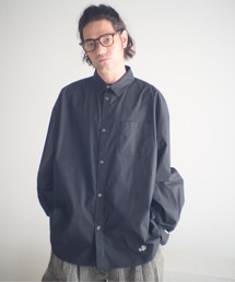 ADAM PATEK | ADAMPATEK/James Fabric typewriter shirt/ジェームスファブリック刺繍入りタイプライターシャツ(シャツ/ブラウス)