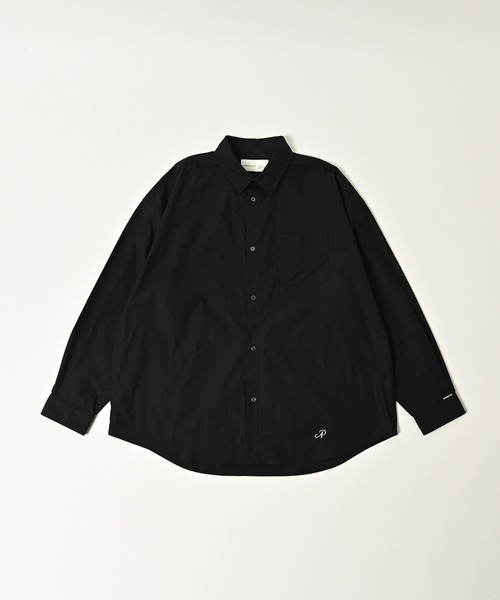 ADAM PATEK（アダムパテック）の「ADAMPATEK/James Fabric typewriter shirt/ジェームスファブリック刺繍入りタイプライターシャツ（シャツ/ブラウス・メンズ・ブラック/ホワイト/ベージュ・1/2）」の14枚目の写真