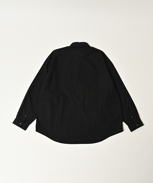 ADAM PATEK（アダムパテック）の「ADAMPATEK/James Fabric typewriter shirt/ジェームスファブリック刺繍入りタイプライターシャツ（シャツ/ブラウス・メンズ・ブラック/ホワイト/ベージュ・1/2）」の15枚目の写真