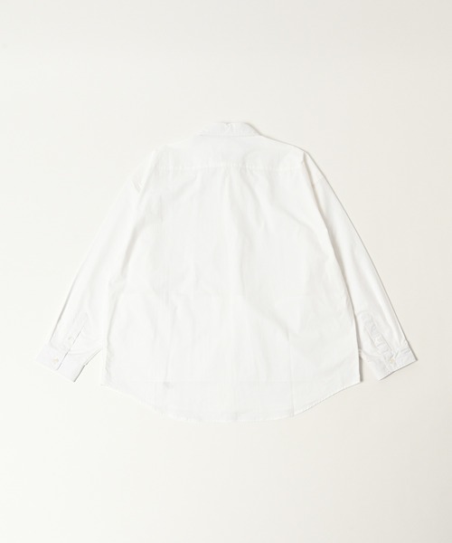 ADAM PATEK（アダムパテック）の「ADAMPATEK/James Fabric typewriter shirt/ジェームスファブリック刺繍入りタイプライターシャツ（シャツ/ブラウス・メンズ・ブラック/ホワイト/ベージュ・1/2）」の9枚目の写真