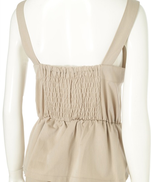 fifth(フィフス)の「ペプラムビスチェ風オールインワン(つなぎ/オールインワン・レディース・ブラック/ベージュ・M/XS)」の16枚目の写真