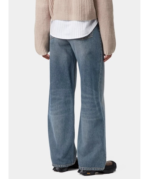 Carhartt WIP（カーハートダブリューアイピー）の「Carhartt WIP/カーハートダブリューアイピー W JANE PANT デニムパンツ I030497（デニムパンツ・レディース・ブラック/ライトインディゴブルー・24inch/25inch）」の4枚目の写真