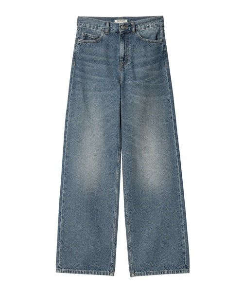 Carhartt WIP（カーハートダブリューアイピー）の「Carhartt WIP/カーハートダブリューアイピー W JANE PANT デニムパンツ I030497（デニムパンツ・レディース・ブラック/ライトインディゴブルー・24inch/25inch）」の7枚目の写真
