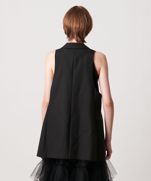 AEWEN MATOPH（イウエン マトフ）の「＜AEWEN MATOPH＞ウールモヘヤ アメリカンスリーブベスト（ベスト・レディース・ベージュ/ブラック・FREE）」の19枚目の写真