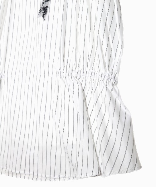 CRYSTAL BALL（クリスタルボール）の「Lace Ribbon Skirt（スカート・レディース・ホワイト系その他/チャコールグレー・FREE）」の5枚目の写真