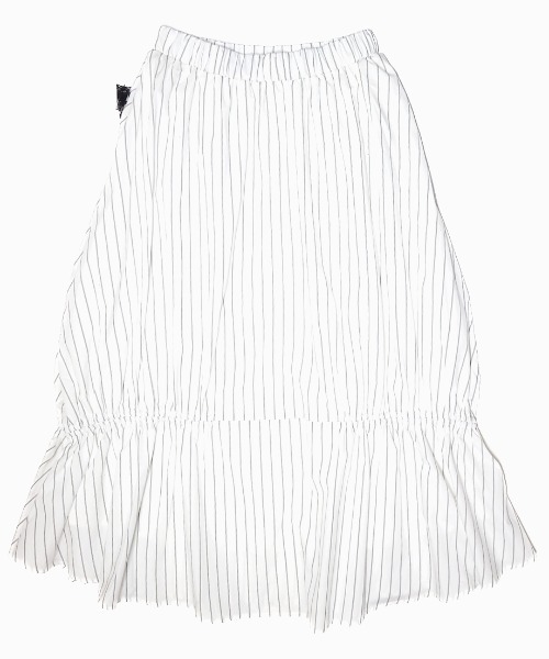 CRYSTAL BALL（クリスタルボール）の「Lace Ribbon Skirt（スカート・レディース・ホワイト系その他/チャコールグレー・FREE）」の6枚目の写真