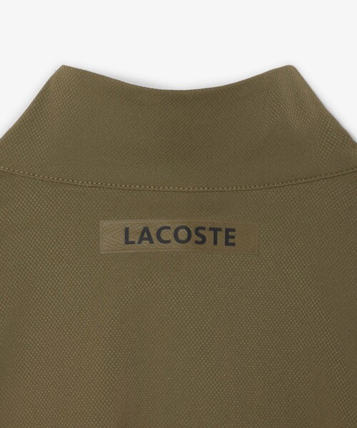 LACOSTE（ラコステ）の「スタンドカラー ミニマルデザイン テクニカルトラックスーツ（ジャージ・メンズ・オリーブ・3/5/4）」の5枚目の写真