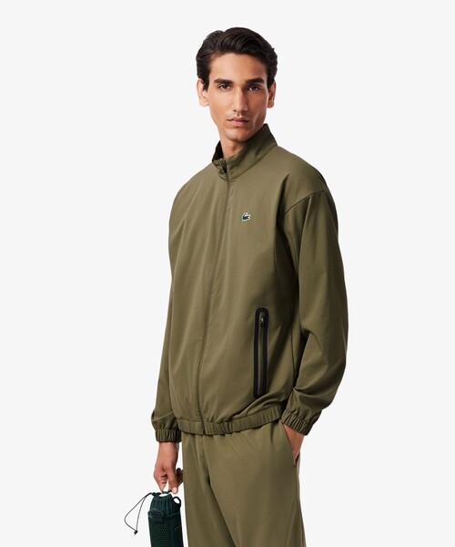 セール】スタンドカラー ミニマルデザイン テクニカルトラックスーツ