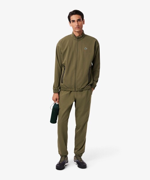 セール】スタンドカラー ミニマルデザイン テクニカルトラックスーツ