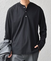 SHIPS any | SHIPS any:〈抗菌防臭/遮熱等〉マルチファンクション ヘンリーネック Tシャツ(ロンT)◇(Tシャツ/カットソー)