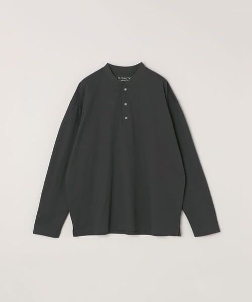 SHIPS any（シップス エニィ）の「SHIPS any:〈抗菌防臭/遮熱等〉マルチファンクション ヘンリーネック Tシャツ(ロンT)◇（Tシャツ/カットソー・メンズ・ブラック/ベージュ/ホワイト/ダークグレー・X-LARGE/LARGE/MEDIUM/SMALL）」の11枚目の写真