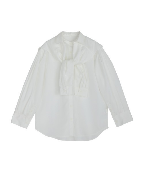 セール】DOUBLE LAYER DESIGN SHIRT（シャツ/ブラウス）｜Ameri