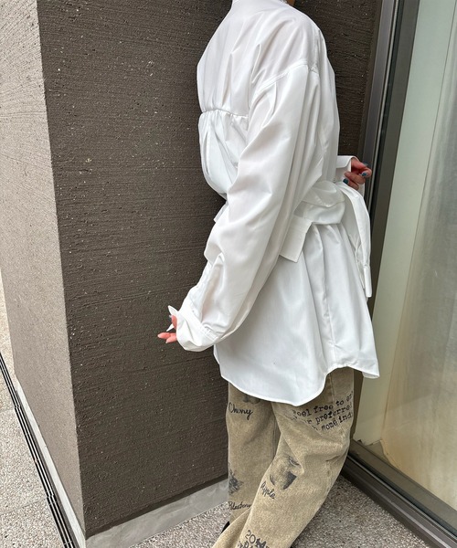 セール】DOUBLE LAYER DESIGN SHIRT（シャツ/ブラウス）｜Ameri