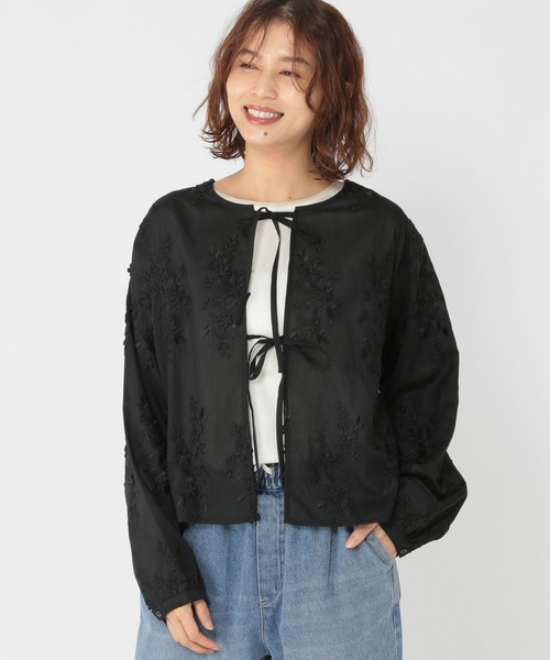 ダブルフロント3Dレースブラウス（シャツ/ブラウス）｜studio