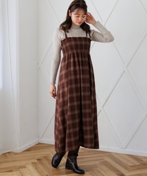 flower | シックチェックワンピース(ワンピース)