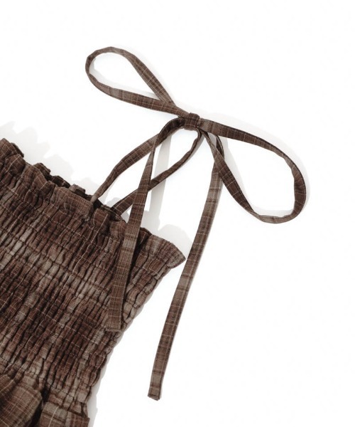 flower（フラワー）の「シックチェックワンピース（ワンピース・レディース・ブラウン/レッド・FREE）」の17枚目の写真