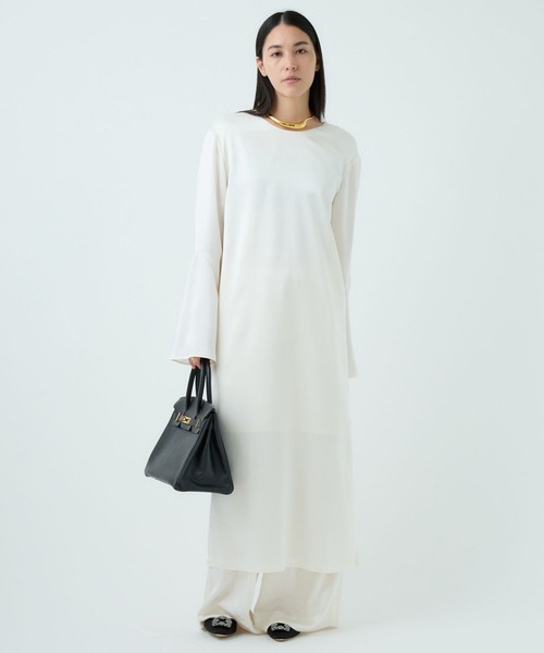 Chaos（カオス）の「Chaos(カオス)/◇金子綾さんYouTube紹介◇　 ハンヌドレス（ワンピース・レディース・ホワイト/グリーン・FREE）」の4枚目の写真