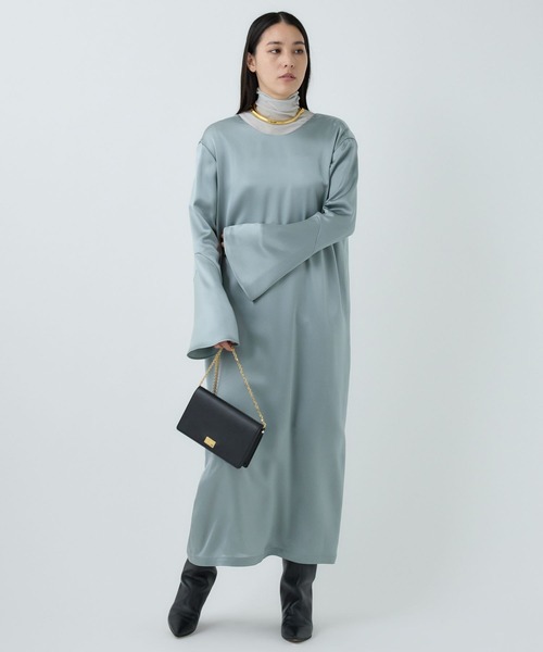 Chaos（カオス）の「Chaos(カオス)/◇金子綾さんYouTube紹介◇　 ハンヌドレス（ワンピース・レディース・ホワイト/グリーン・FREE）」の6枚目の写真