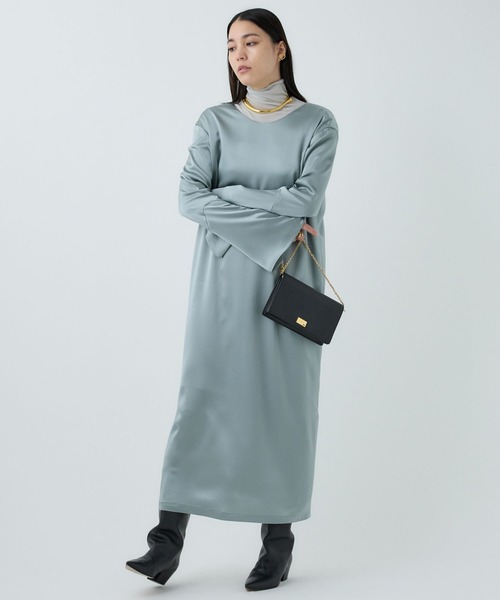 Chaos（カオス）の「Chaos(カオス)/◇金子綾さんYouTube紹介◇　 ハンヌドレス（ワンピース・レディース・ホワイト/グリーン・FREE）」の7枚目の写真