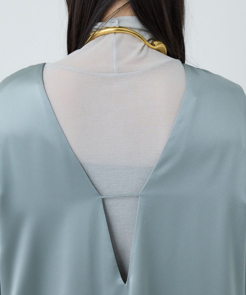 Chaos（カオス）の「Chaos(カオス)/◇金子綾さんYouTube紹介◇　 ハンヌドレス（ワンピース・レディース・ホワイト/グリーン・FREE）」の13枚目の写真