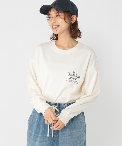 セール】ハンドグラフィックロングスリーブTシャツ（Tシャツ