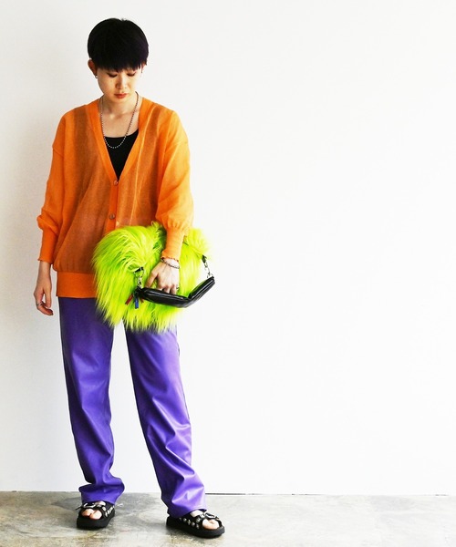 Magine(マージン)の「cheek チーク monster one shoulder/モンスター ワンショルダー(ショルダーバッグ・レディース・サックスブルー/ピンク/パープル/イエロー・FREE)」の4枚目の写真