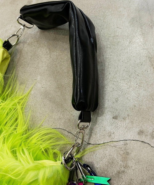 Magine(マージン)の「cheek チーク monster one shoulder/モンスター ワンショルダー(ショルダーバッグ・レディース・サックスブルー/ピンク/パープル/イエロー・FREE)」の16枚目の写真