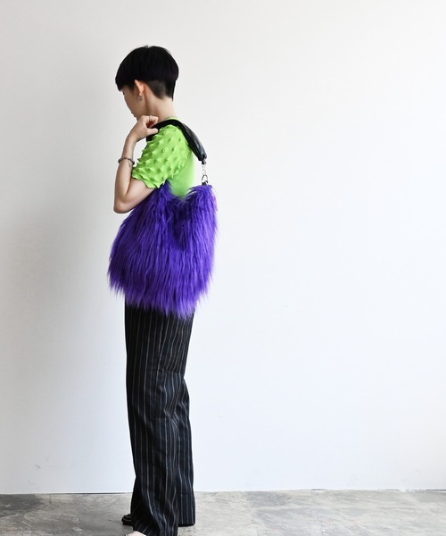 Magine(マージン)の「cheek チーク monster one shoulder/モンスター ワンショルダー(ショルダーバッグ・レディース・サックスブルー/ピンク/パープル/イエロー・FREE)」の8枚目の写真