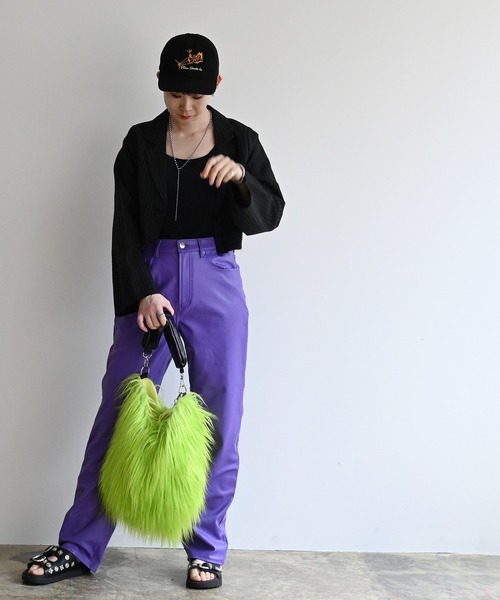 Magine(マージン)の「cheek チーク monster one shoulder/モンスター ワンショルダー(ショルダーバッグ・レディース・サックスブルー/ピンク/パープル/イエロー・FREE)」の6枚目の写真