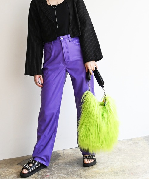 Magine(マージン)の「cheek チーク monster one shoulder/モンスター ワンショルダー(ショルダーバッグ・レディース・サックスブルー/ピンク/パープル/イエロー・FREE)」の5枚目の写真