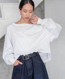 HEREIAM | 【HEREIAM】秋の1枚、迷ったらコレで解決！/オフショルルーズプルオーバー(Tシャツ/カットソー)