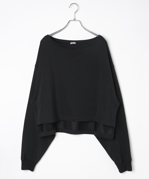 HEREIAM（ヘレイアム）の「【HEREIAM】秋の1枚、迷ったらコレで解決！/オフショルルーズプルオーバー（Tシャツ/カットソー・レディース・ホワイト/ブラック・FREE）」の22枚目の写真