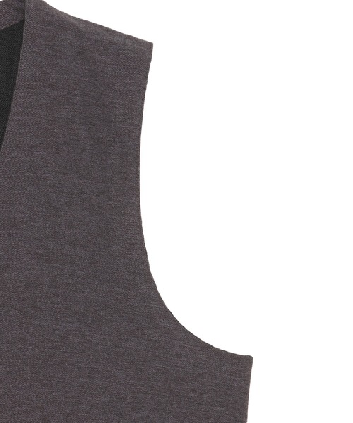 BRICK HOUSE by TOKYO SHIRT（ブリックハウス）の「【東京シャツ×gim(R) 】前身カットソー デニムライク ジレ（ベスト・メンズ・ブラウン/ブルー/ブラック・M/L/LL/XL）」の10枚目の写真