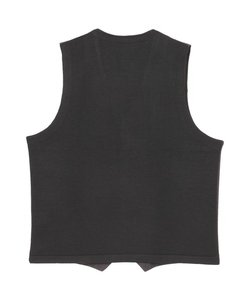 BRICK HOUSE by TOKYO SHIRT（ブリックハウス）の「【東京シャツ×gim(R) 】前身カットソー デニムライク ジレ（ベスト・メンズ・ブラウン/ブルー/ブラック・M/L/LL/XL）」の5枚目の写真