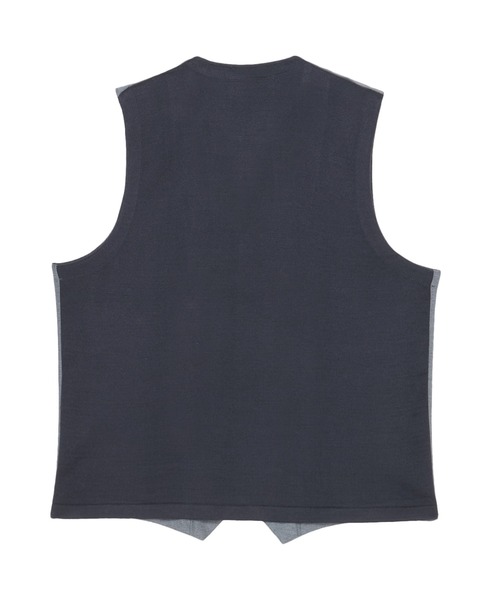 BRICK HOUSE by TOKYO SHIRT（ブリックハウス）の「【東京シャツ×gim(R) 】前身カットソー デニムライク ジレ（ベスト・メンズ・ブラウン/ブルー/ブラック・M/L/LL/XL）」の17枚目の写真