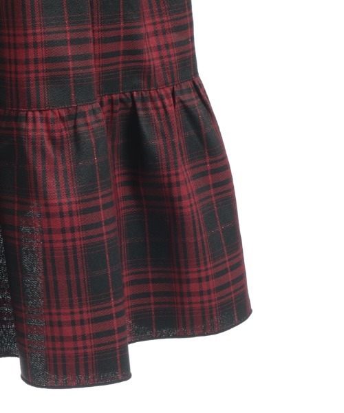 axes femme(アクシーズファム)の「レイヤード風ティアードワンピース(ワンピース・レディース・ネイビー/ブラック/ワイン・FREE)」の8枚目の写真