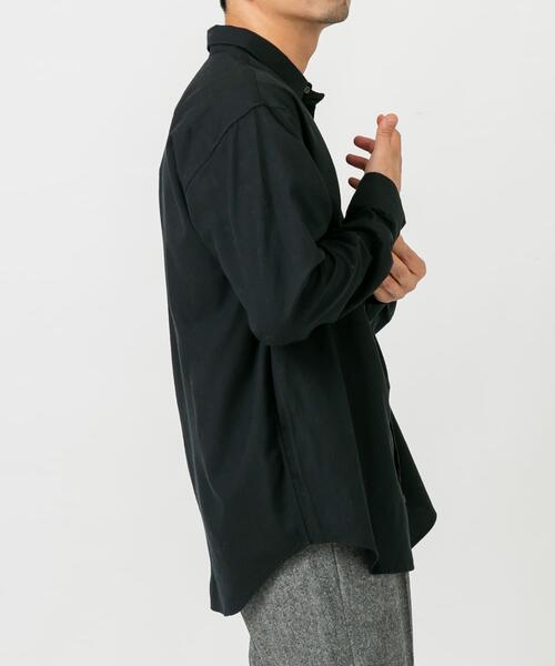 URBAN RESEARCH ROSSO MEN(アーバンリサーチロッソメン)の「『蓄熱 / XLサイズあり』アーバンリラックスサーモネルレギュラーシャツ(シャツ/ブラウス・メンズ・アイボリー/ブラック/ライトグレー/ダークブラウン/インディゴブルー/ネイビー・SMALL/MEDIUM/LARGE/X-LARGE)」の19枚目の写真